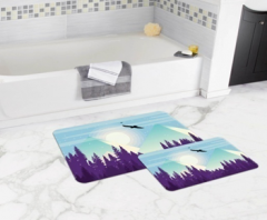 Bath Mat (2 pieces) Non-Slip - 50x80cm + 50x45cm -299