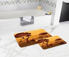 Bath Mat (2 pieces) Non-Slip - 50x80cm + 50x45cm -301