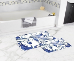 Bath Mat (2 pieces) Non-Slip - 50x80cm + 50x45cm -306