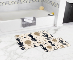 Bath Mat (2 pieces) Non-Slip - 50x80cm + 50x45cm -311