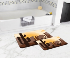 Bath Mat (2 pieces) Non-Slip - 50x80cm + 50x45cm -316