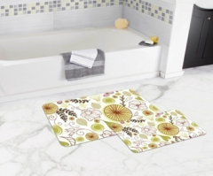 Bath Mat (2 pieces) Non-Slip - 50x80cm + 50x45cm -324