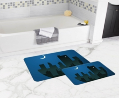 Bath Mat (2 pieces) Non-Slip - 50x80cm + 50x45cm -328