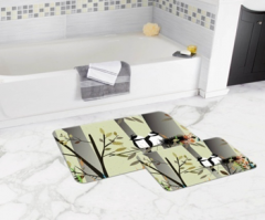 Bath Mat (2 pieces) Non-Slip - 50x80cm + 50x45cm -344