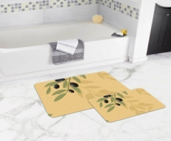 Bath Mat (2 pieces) Non-Slip - 50x80cm + 50x45cm -346