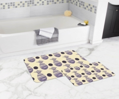 Bath Mat (2 pieces) Non-Slip - 50x80cm + 50x45cm -354