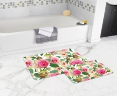 Bath Mat (2 pieces) Non-Slip - 50x80cm + 50x45cm -363