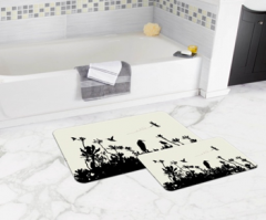 Bath Mat (2 pieces) Non-Slip - 50x80cm + 50x45cm -368