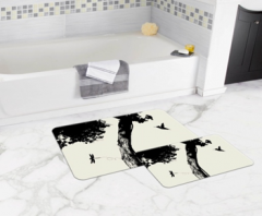 Bath Mat (2 pieces) Non-Slip - 50x80cm + 50x45cm -369