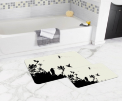 Bath Mat (2 pieces) Non-Slip - 50x80cm + 50x45cm -370