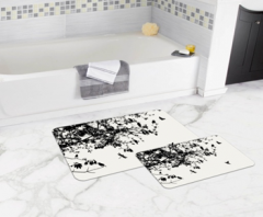 Bath Mat (2 pieces) Non-Slip - 50x80cm + 50x45cm -373