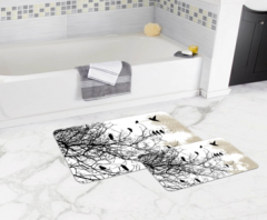 Bath Mat (2 pieces) Non-Slip - 50x80cm + 50x45cm -375