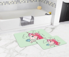 Bath Mat (2 pieces) Non-Slip - 50x80cm + 50x45cm -380