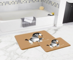 Bath Mat (2 pieces) Non-Slip - 50x80cm + 50x45cm -383