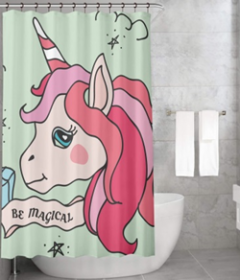 Bonamaison Shower Curtain, Size: 155x220 cm-6