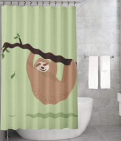 Bonamaison Shower Curtain, Size: 155x220 cm-7