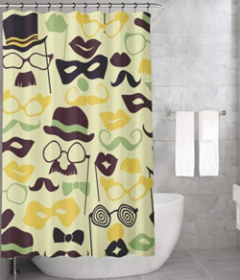 Bonamaison Shower Curtain, Size: 155x220 cm-12