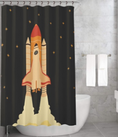 Bonamaison Shower Curtain, Size: 155x220 cm-15