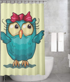 Bonamaison Shower Curtain, Size: 155x220 cm-23