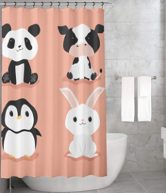 Bonamaison Shower Curtain, Size: 155x220 cm-32