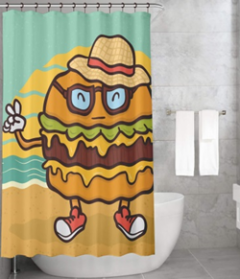 Bonamaison Shower Curtain, Size: 155x220 cm-39