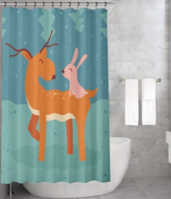 Bonamaison Shower Curtain, Size: 155x220 cm-42