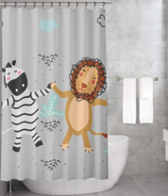 Bonamaison Shower Curtain, Size: 155x220 cm-46