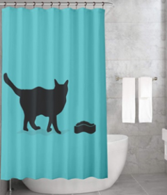 Bonamaison Shower Curtain, Size: 155x220 cm-54