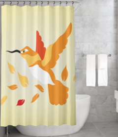 Bonamaison Shower Curtain, Size: 155x220 cm-56