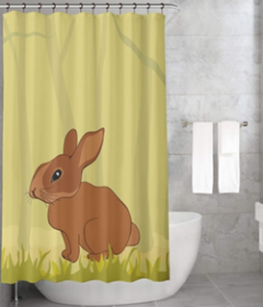 Bonamaison Shower Curtain, Size: 155x220 cm-58