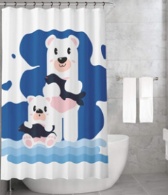 Bonamaison Shower Curtain, Size: 155x220 cm-59