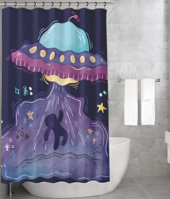 Bonamaison Shower Curtain, Size: 155x220 cm-60