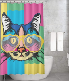 Bonamaison Shower Curtain, Size: 155x220 cm-63