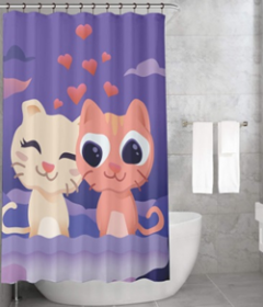 Bonamaison Shower Curtain, Size: 155x220 cm-64