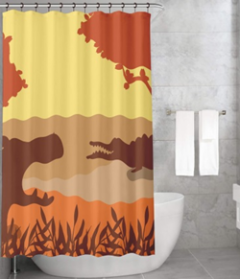 Bonamaison Shower Curtain, Size: 155x220 cm-75
