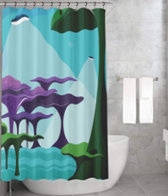 Bonamaison Shower Curtain, Size: 155x220 cm-78