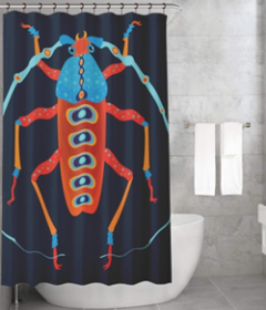 Bonamaison Shower Curtain, Size: 155x220 cm-82