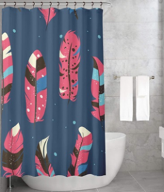 Bonamaison Shower Curtain, Size: 155x220 cm-86