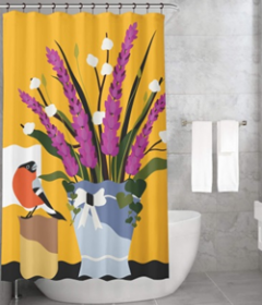 Bonamaison Shower Curtain, Size: 155x220 cm-94