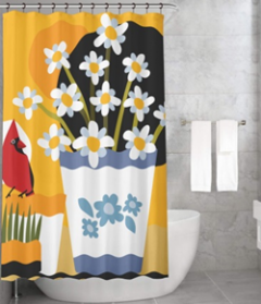Bonamaison Shower Curtain, Size: 155x220 cm-95