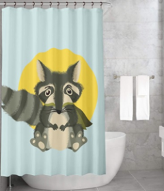 Bonamaison Shower Curtain, Size: 155x220 cm-98