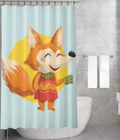 Bonamaison Shower Curtain, Size: 155x220 cm-99