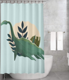 Bonamaison Shower Curtain, Size: 155x220 cm-100