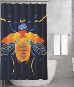 Bonamaison Shower Curtain, Size: 155x220 cm-101