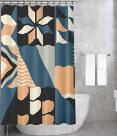 Bonamaison Shower Curtain, Size: 155x220 cm-119