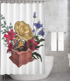 Bonamaison Shower Curtain, Size: 155x220 cm-120