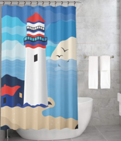Bonamaison Shower Curtain, Size: 155x220 cm-121