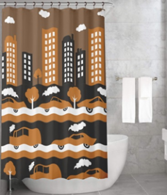 Bonamaison Shower Curtain, Size: 155x220 cm-132