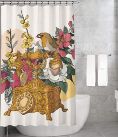 Bonamaison Shower Curtain, Size: 155x220 cm-139