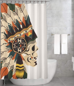 Bonamaison Shower Curtain, Size: 155x220 cm-141